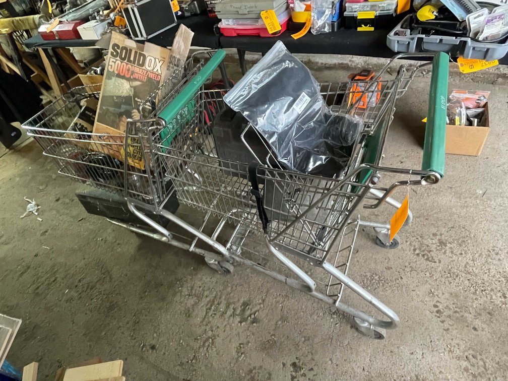 (2) Carts and Contents