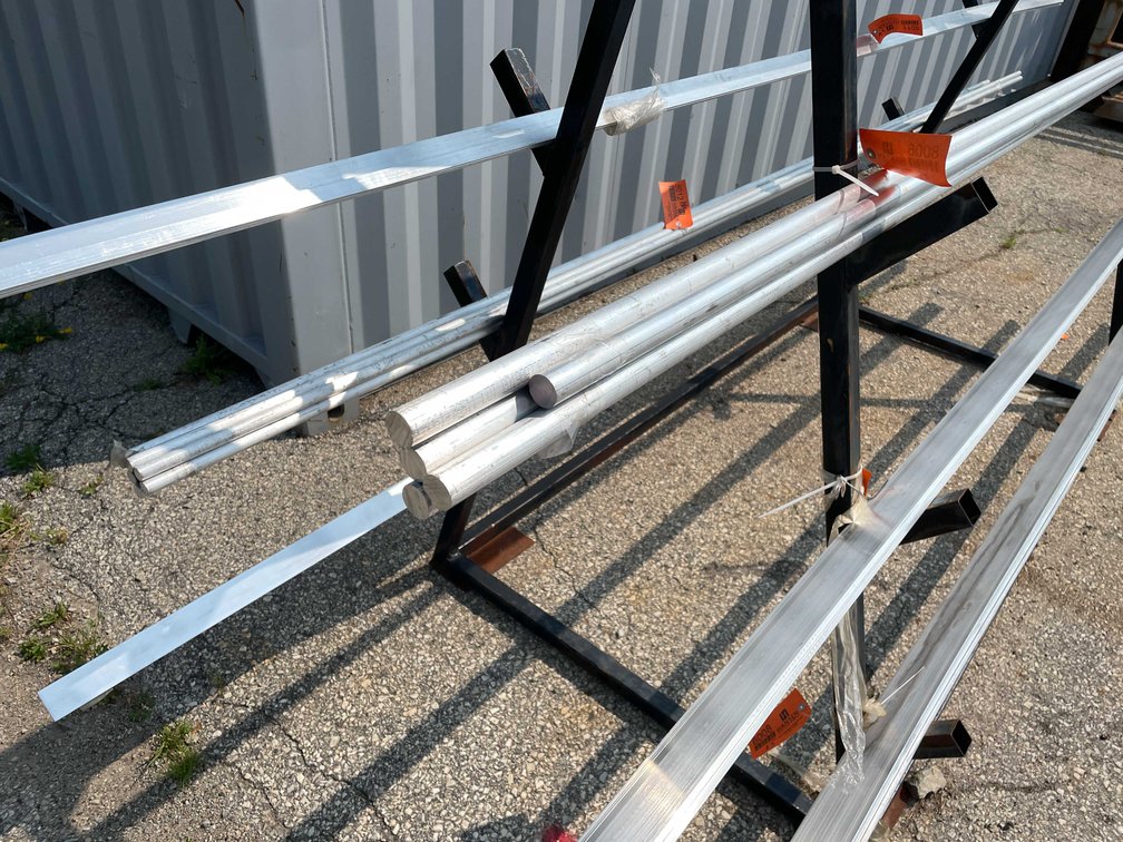 (5) 6061 Extruded Aluminum Solid Rod Stock (CONTBLKRACK)