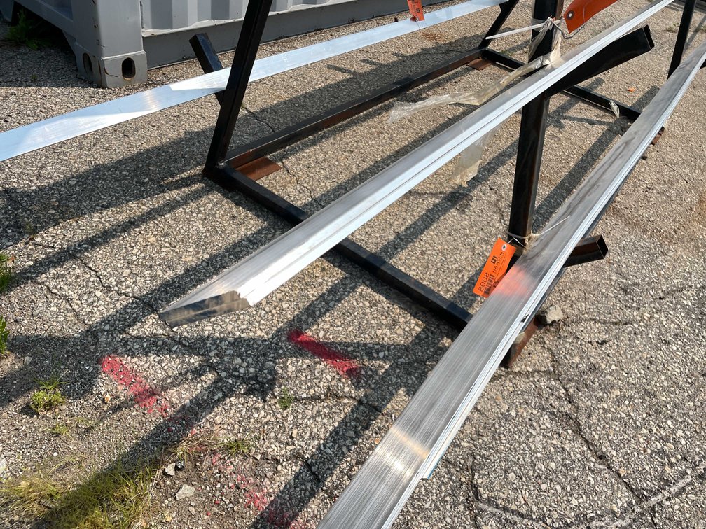 (2) 6061 Aluminum Extruded Flat bar Stock (CONTBLKRACK)