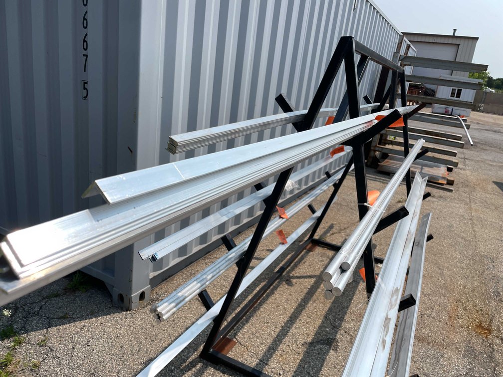 (6) Extruded Aluminum  Angle Stock (CONTBLKRACK)