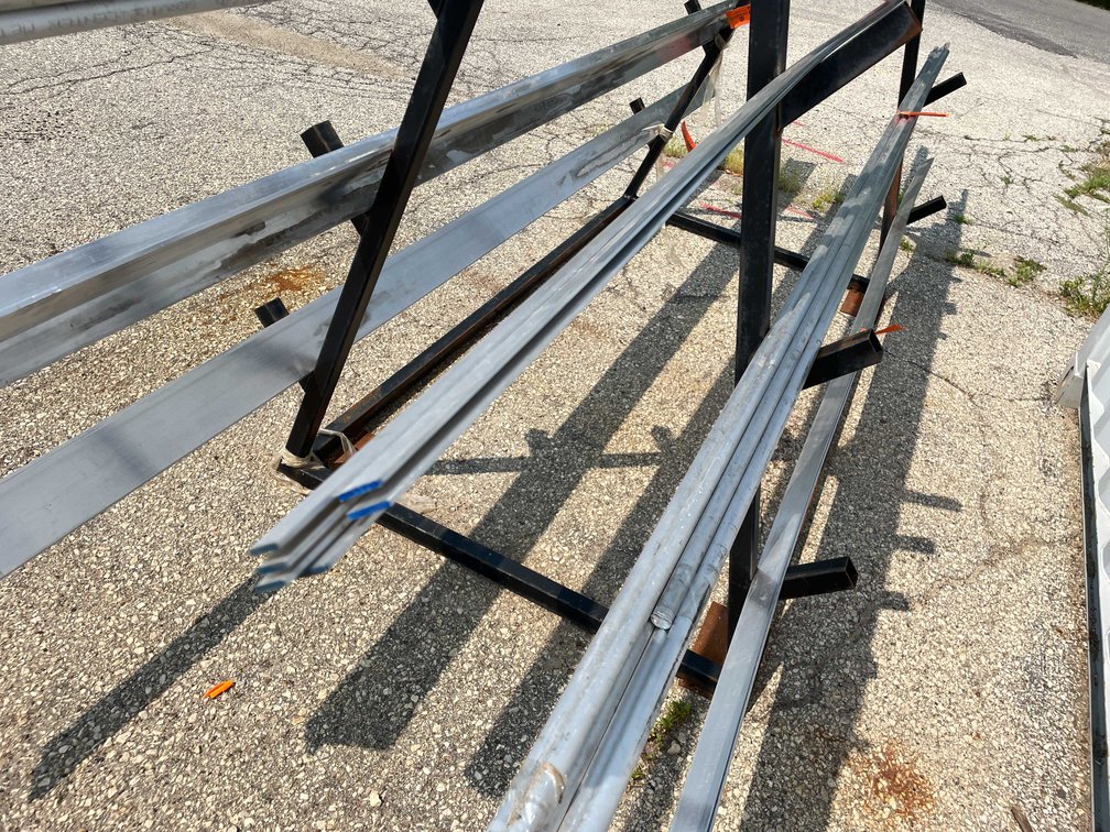 (6) 6061 Aluminum Extruded Flat bar Stock (CONTBLKRACK)