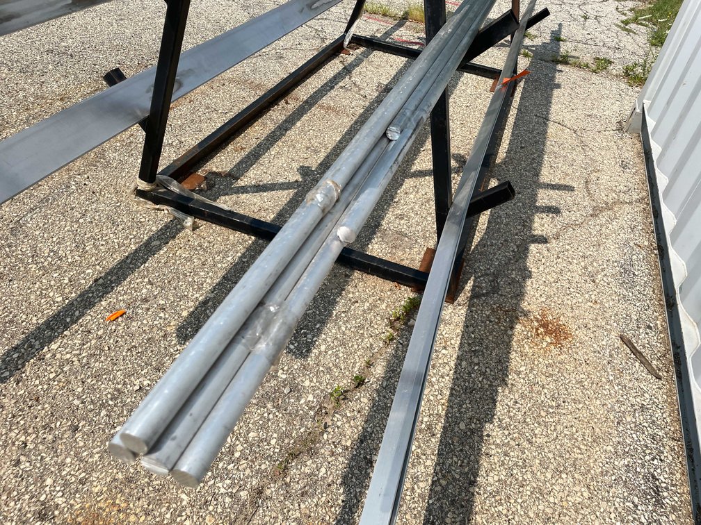 (5) 6061 Extruded Aluminum Solid Rod Stock (CONTBLKRACK)