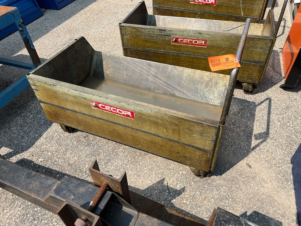 Cecor Dumping Container Chip Cart (O6)