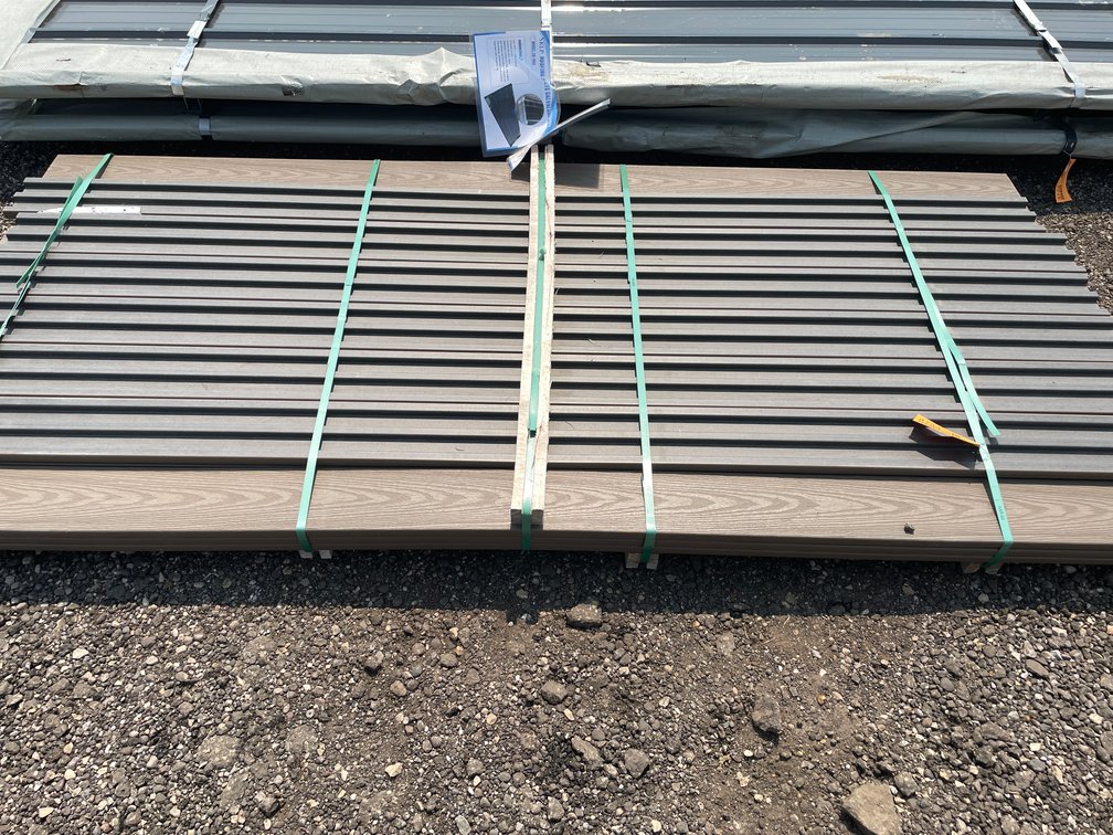8’ Bundle - Venture BROWN Solid Composite Deck Board Bundle