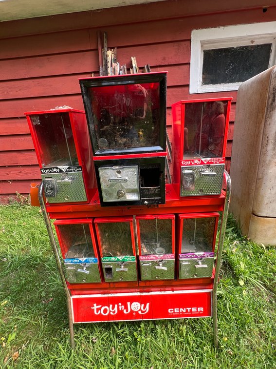 Antique Toy 'n Joy Gumball Machine