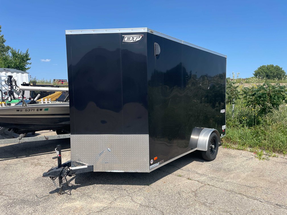 2023 Bravo 7ft x 12ft Enclosed Trailer (No Title) (OF)