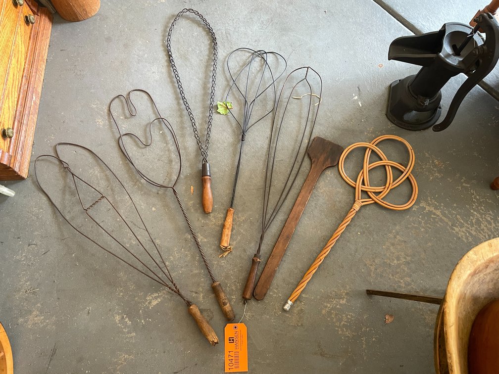 (7) Vintage Rug Beaters