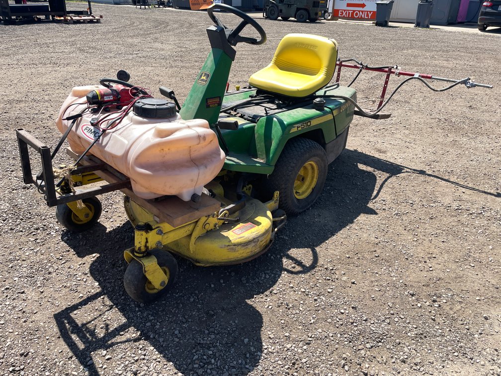 John Deere F510 Mower with Sprayer