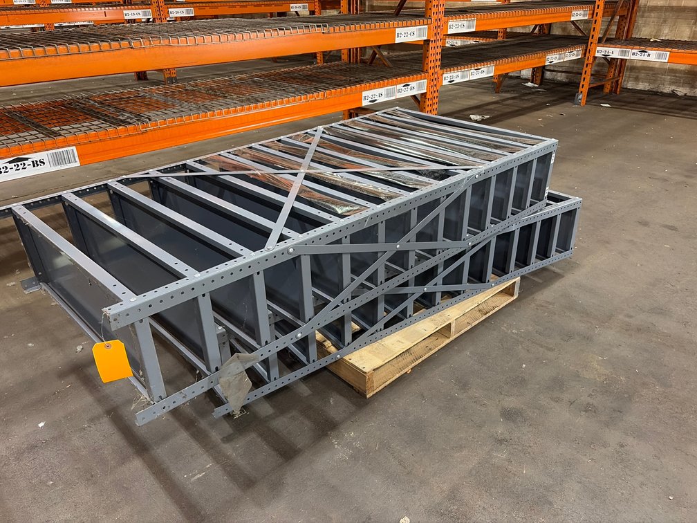 (2) Uline Metal Racks
