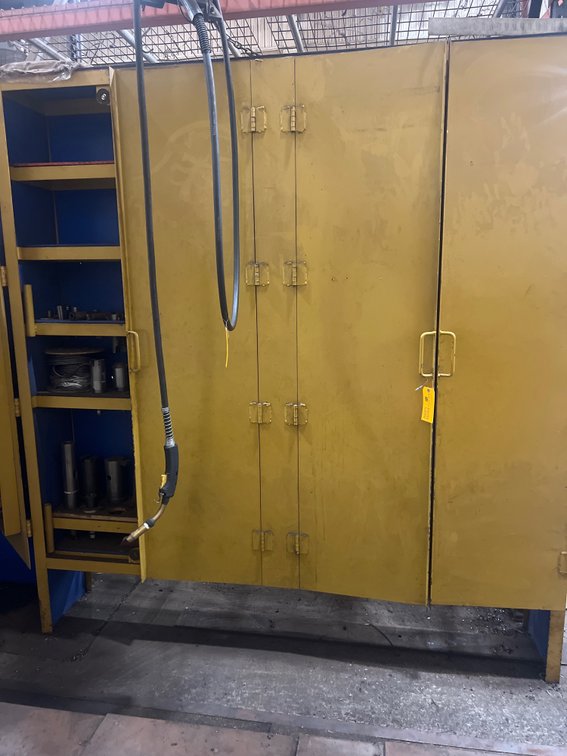 Industrial Shop Cabinet with Contents