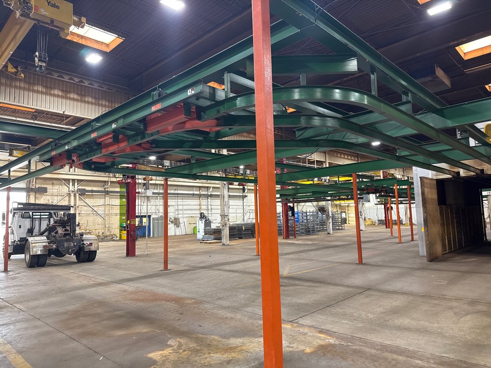Rapid Industries Industrial Steel Trolley Track System