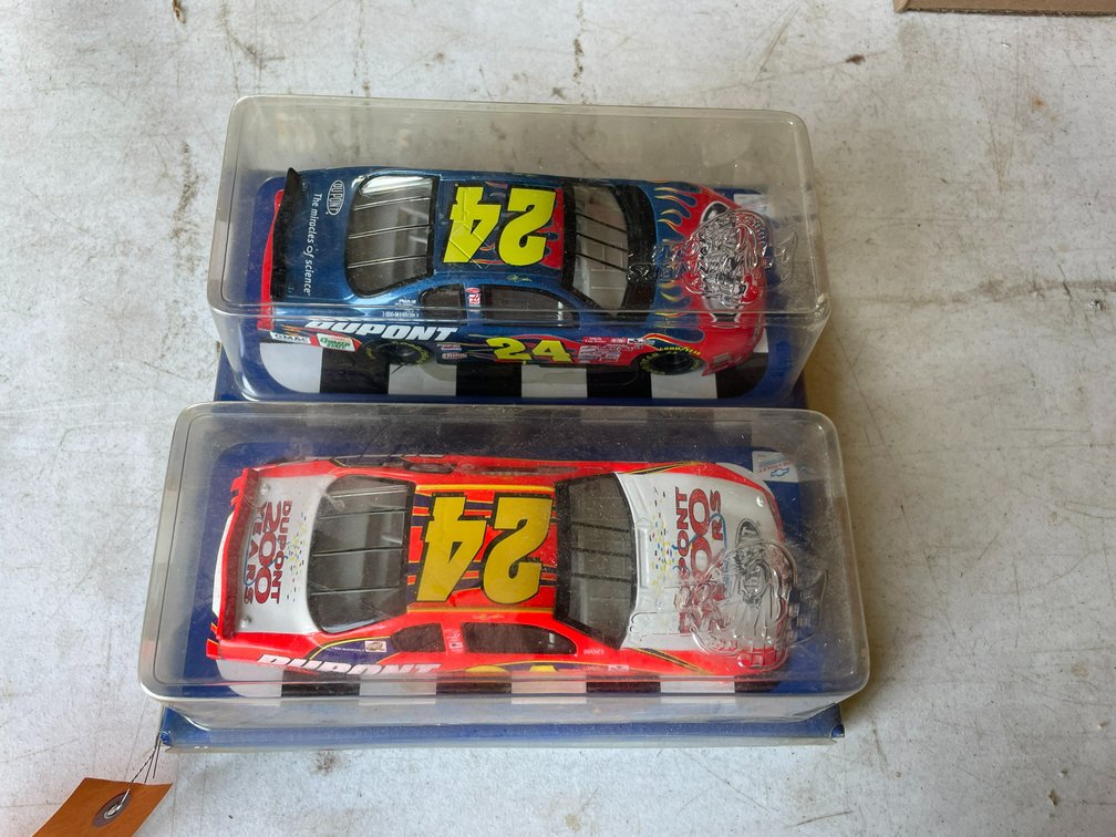 (2) Chevy #24 NASCAR Cars