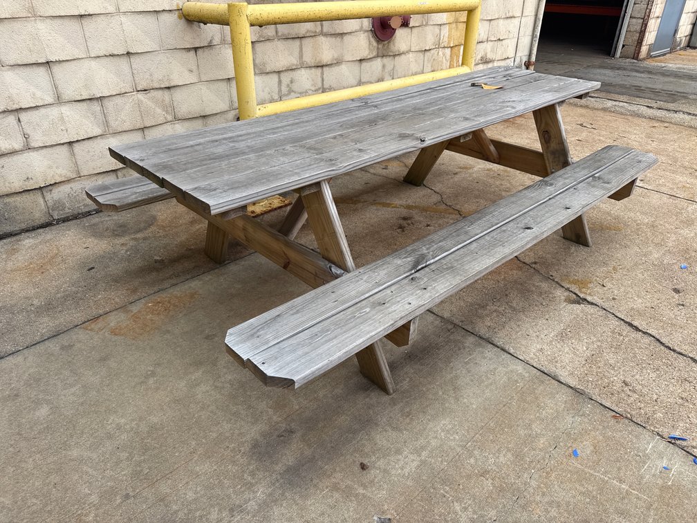 Wooden A-Frame Picnic Table