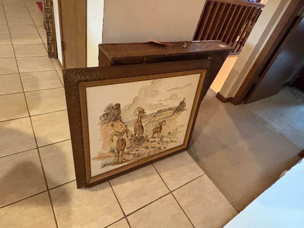 Monarchs of Lamb Springs Painting and Case