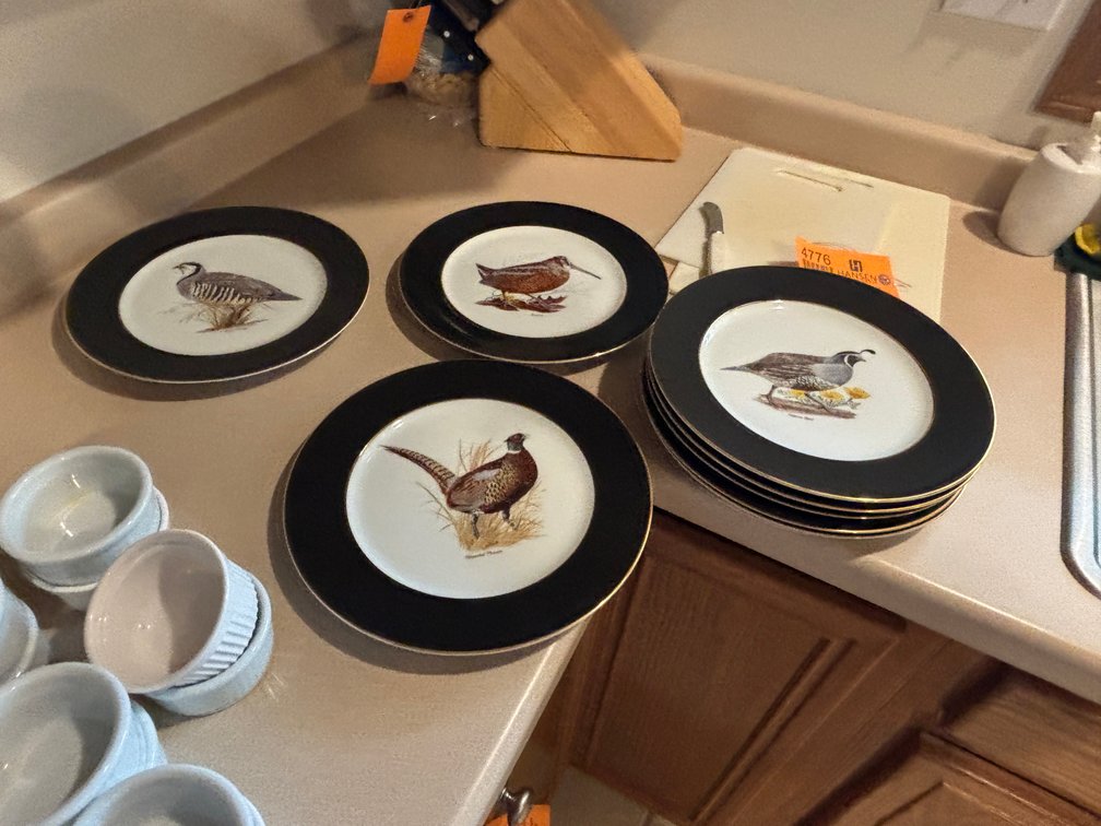 (8) Woodmere Studio China Plates
