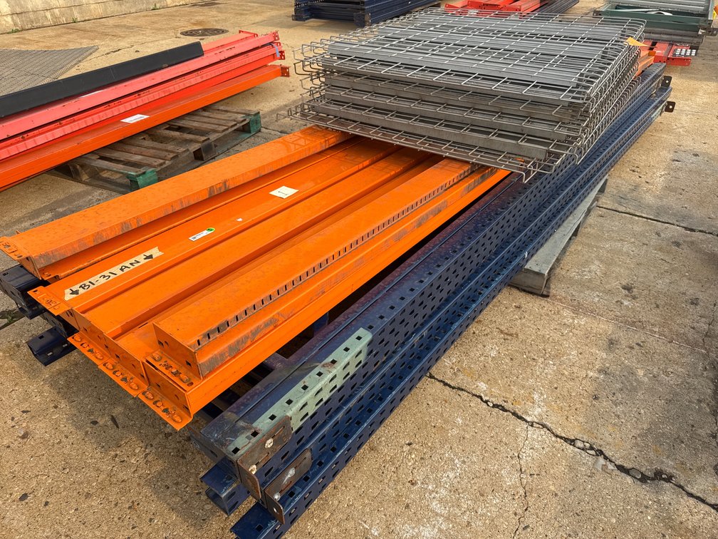 (2) Sections of Pallet Racking
