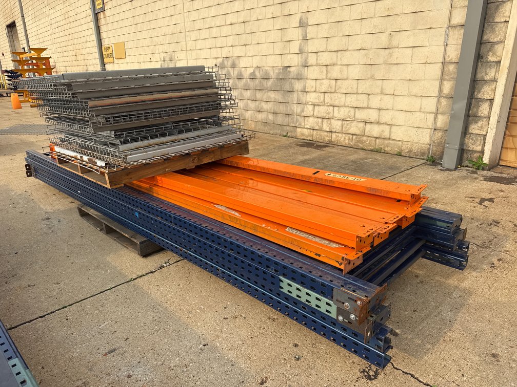 (2) Sections of Pallet Racking