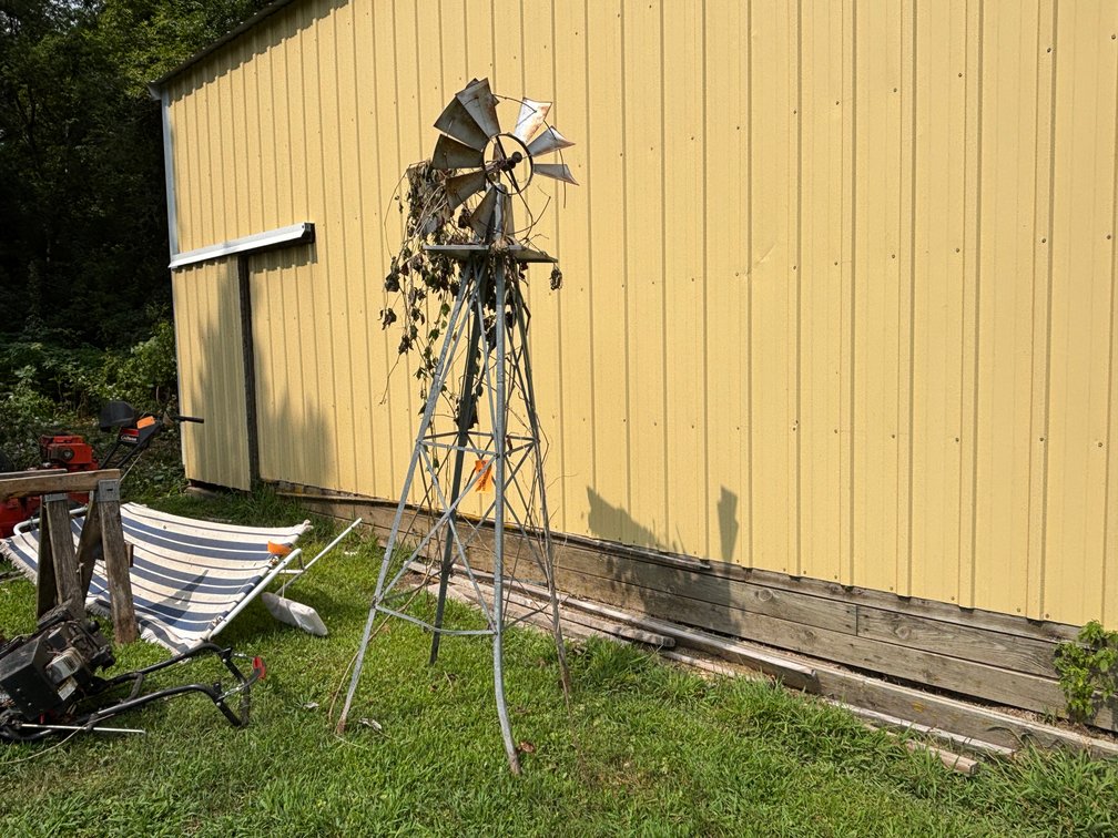 Metal Windmill