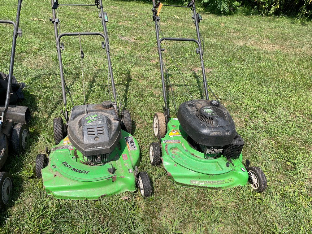(2) Lawn-Boy Silver Series Push Mowers