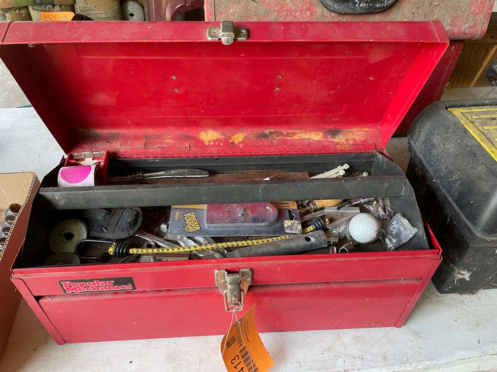 Popular Mechanics Tool Box and Contents