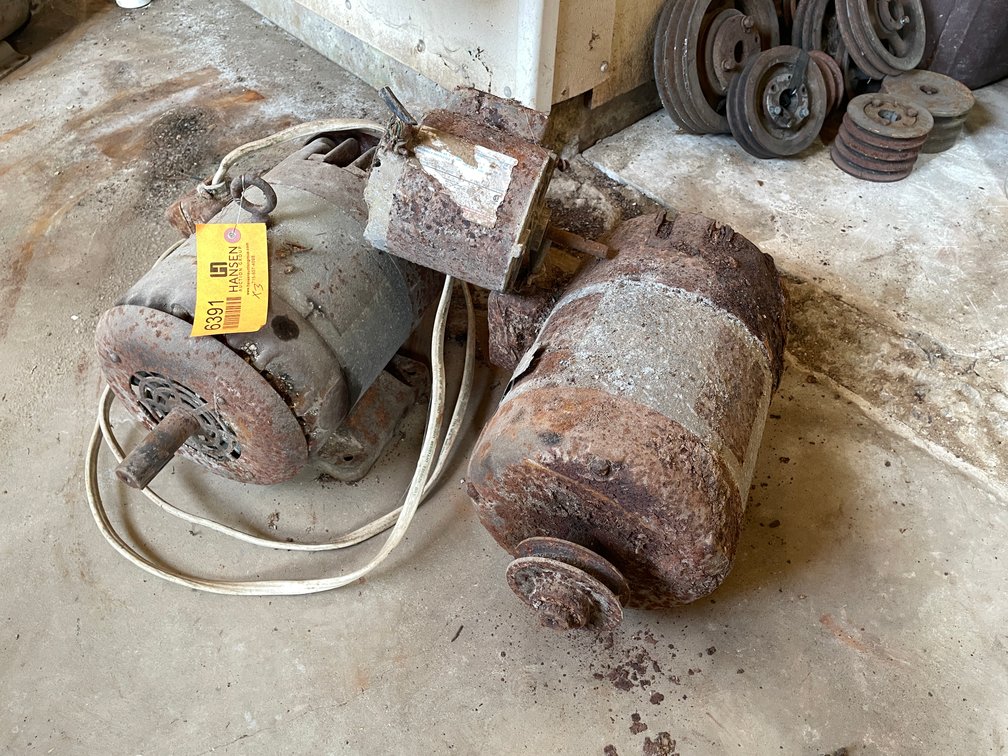 (2) Used Electric Motors