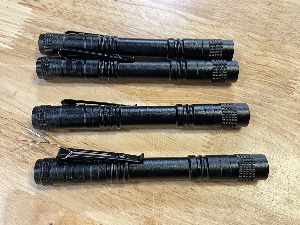 (4) LED Mechanic's Flashlights (PR13)