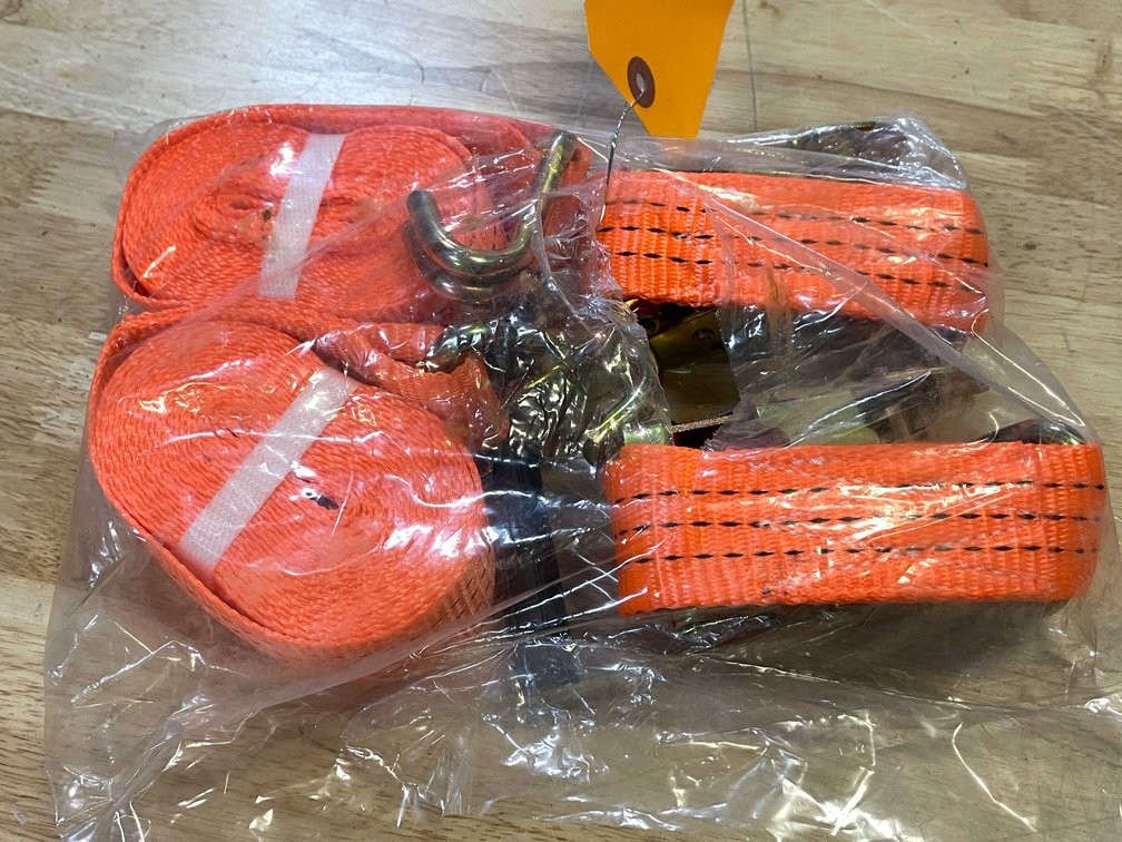 (2) Ratchet Straps, 1.5" Wide x 15' Long (PR13)