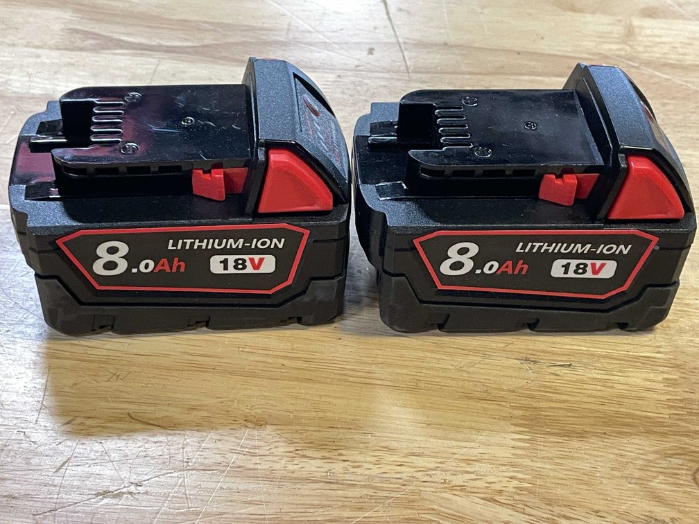 (2) 18 Volt Milwaukee Compatible Batteries (PR13)