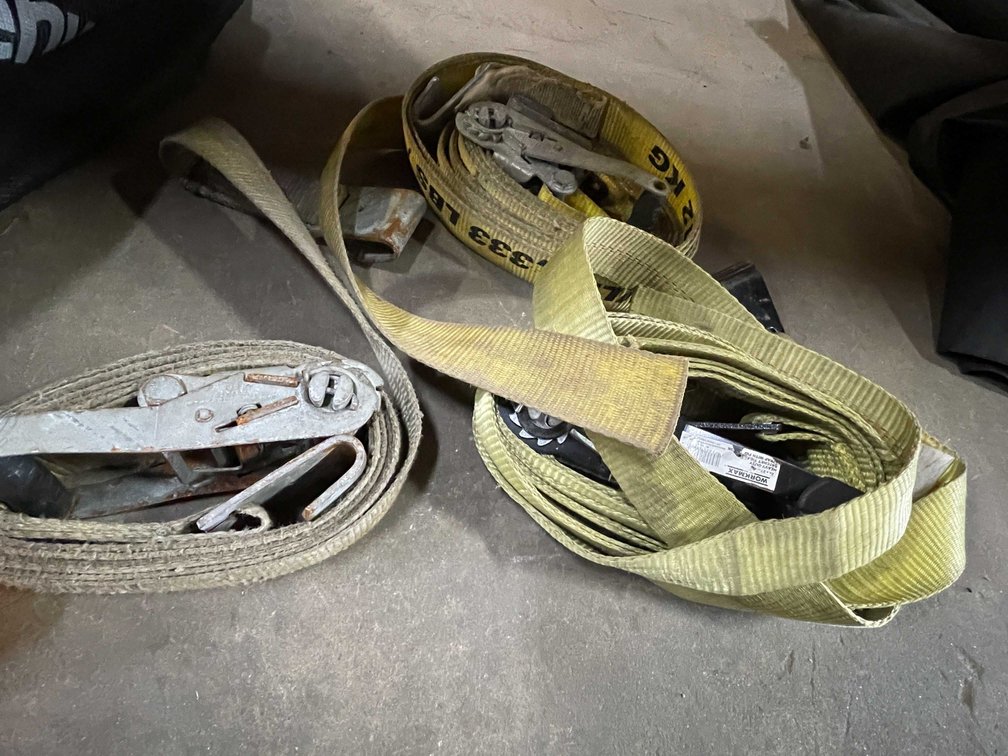 (3) Used Heavy Duty Ratchet Straps (PR13)