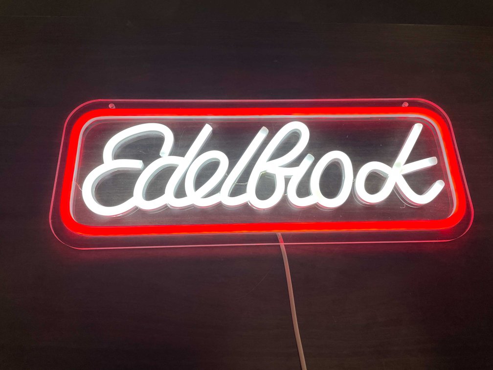 Edelbrock LED Neon Sign (T3)
