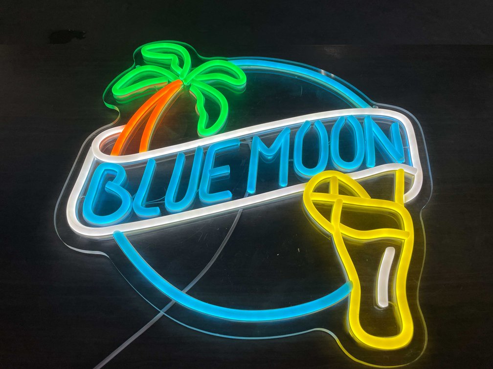 Blue Moon Beer LED Neon Sign (T3)
