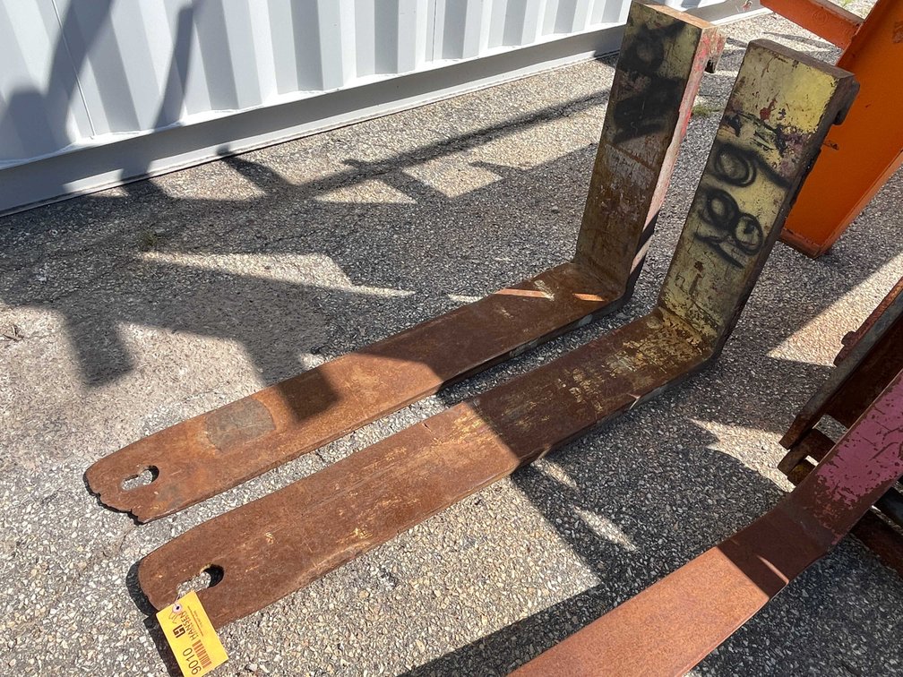 Pair of Forklift Forks (SHED)