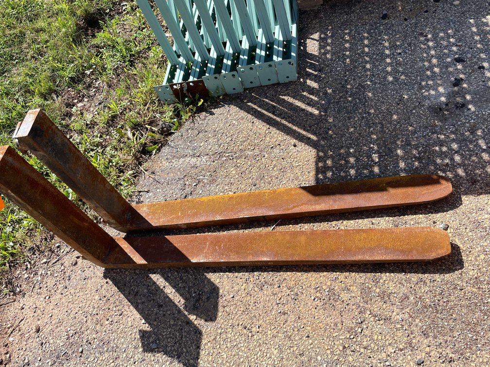 Pair of Forklift Forks (SHED)