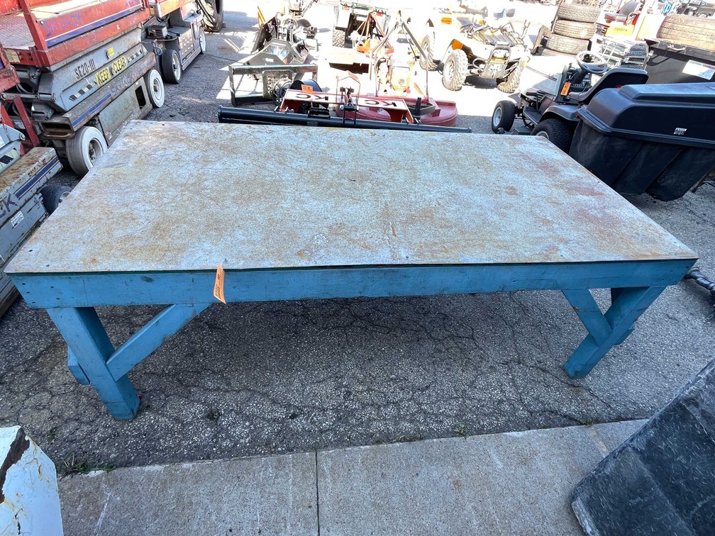 Work Bench With Steel Top (O4)
