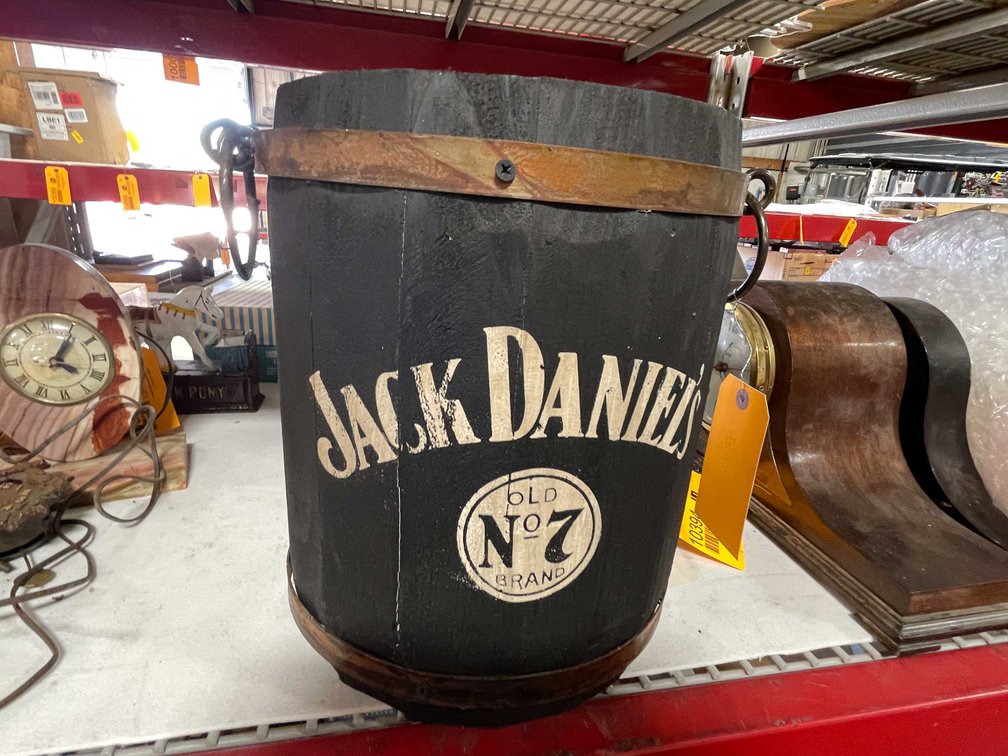 Jack Daniels Wood Planter