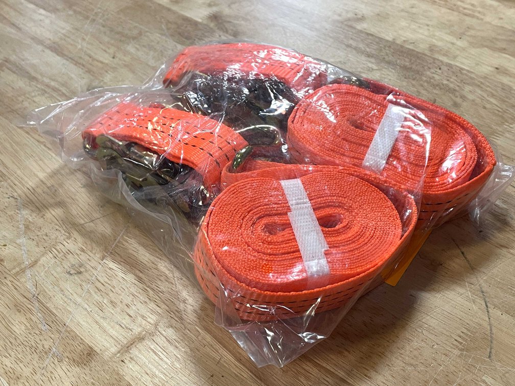 (2) Ratchet Straps, 1-1/2" W x 15' L (PR13)