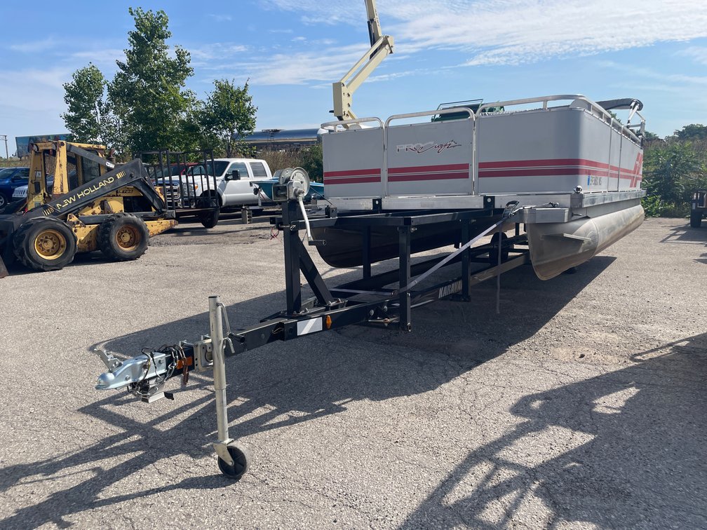 1989 Procraft Funchaser 20 LE Pontoon (Has WI Title) (Trailer Sells No Title)(OF)