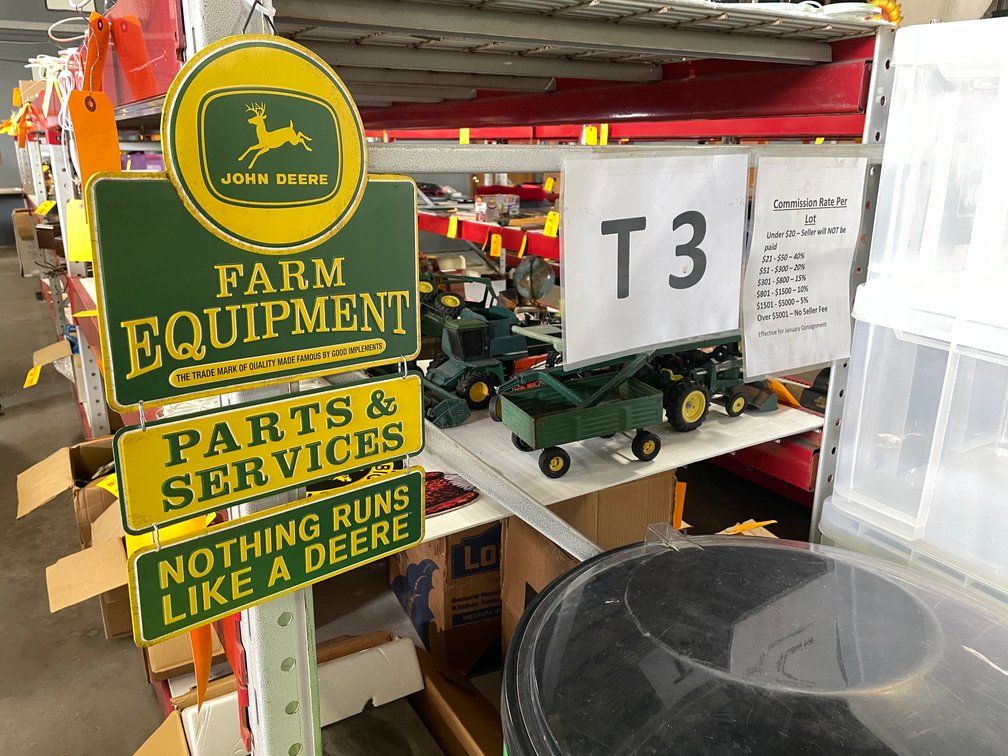 John Deere Metal Sign