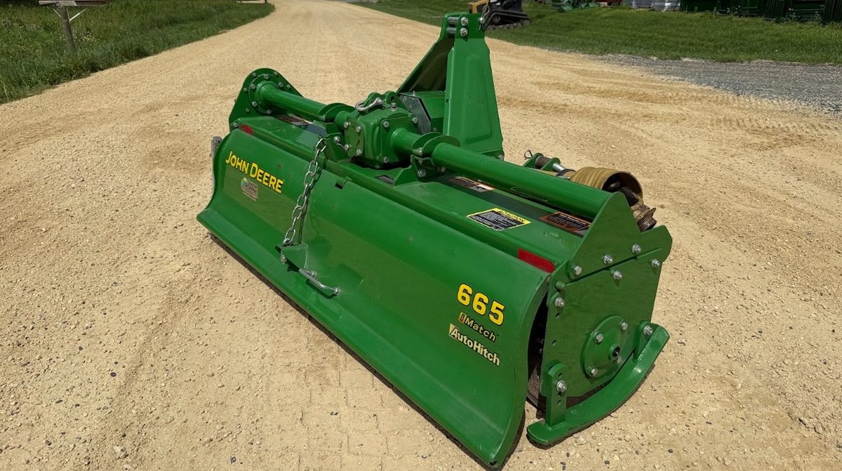 John Deere 665 Three-Point Tractor Tiller