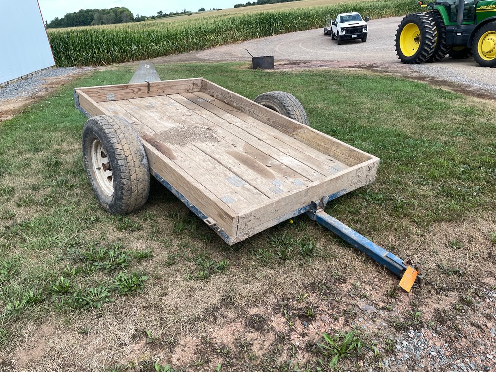 Drop Pin Hitch Tilt Bed Utility Trailer