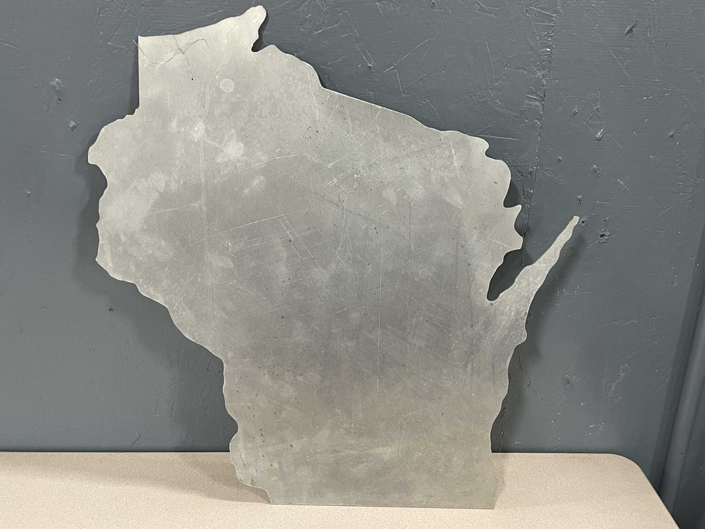 Aluminum Wisconsin Wall Decor (T5)