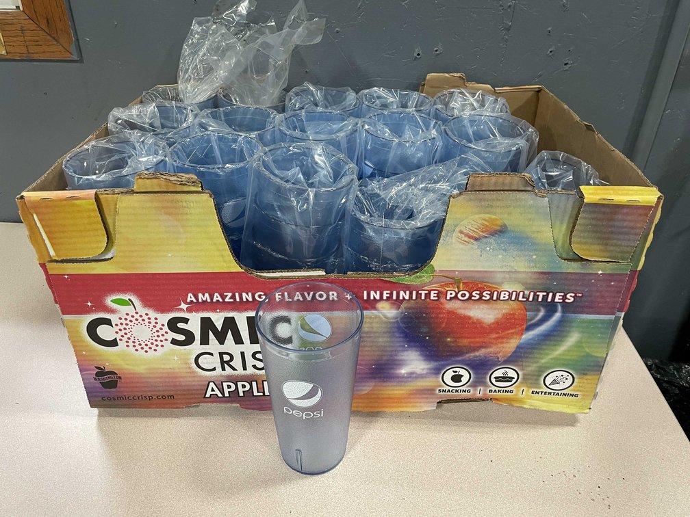 (45) Pepsi Plastic Cups (T4)