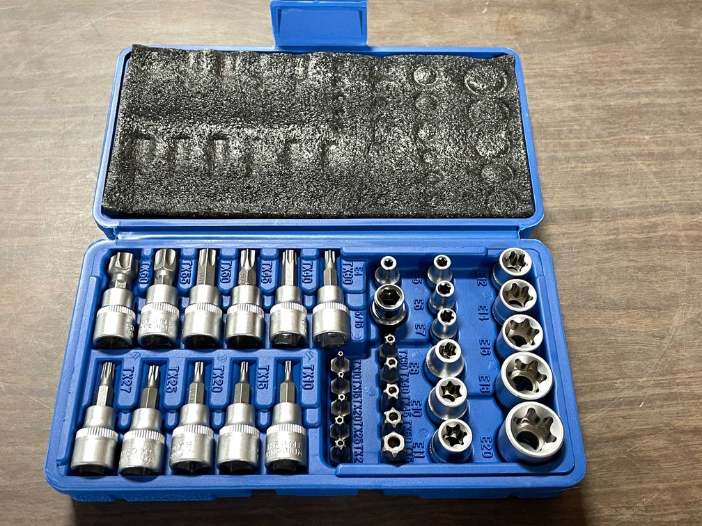 34 Piece Torx and E-Torx Set (CW)