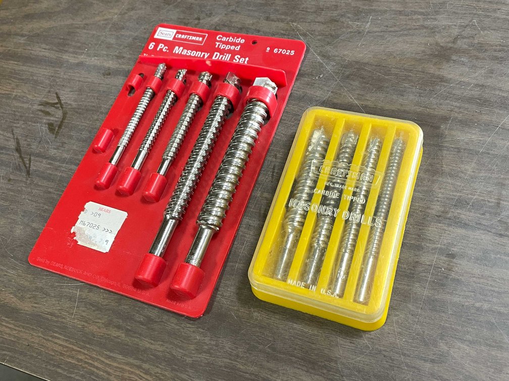 Craftsman Masonry Drill Sets (PR10)