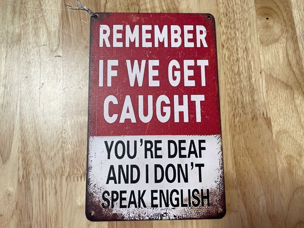 Collectible Novelty Sign (T2)