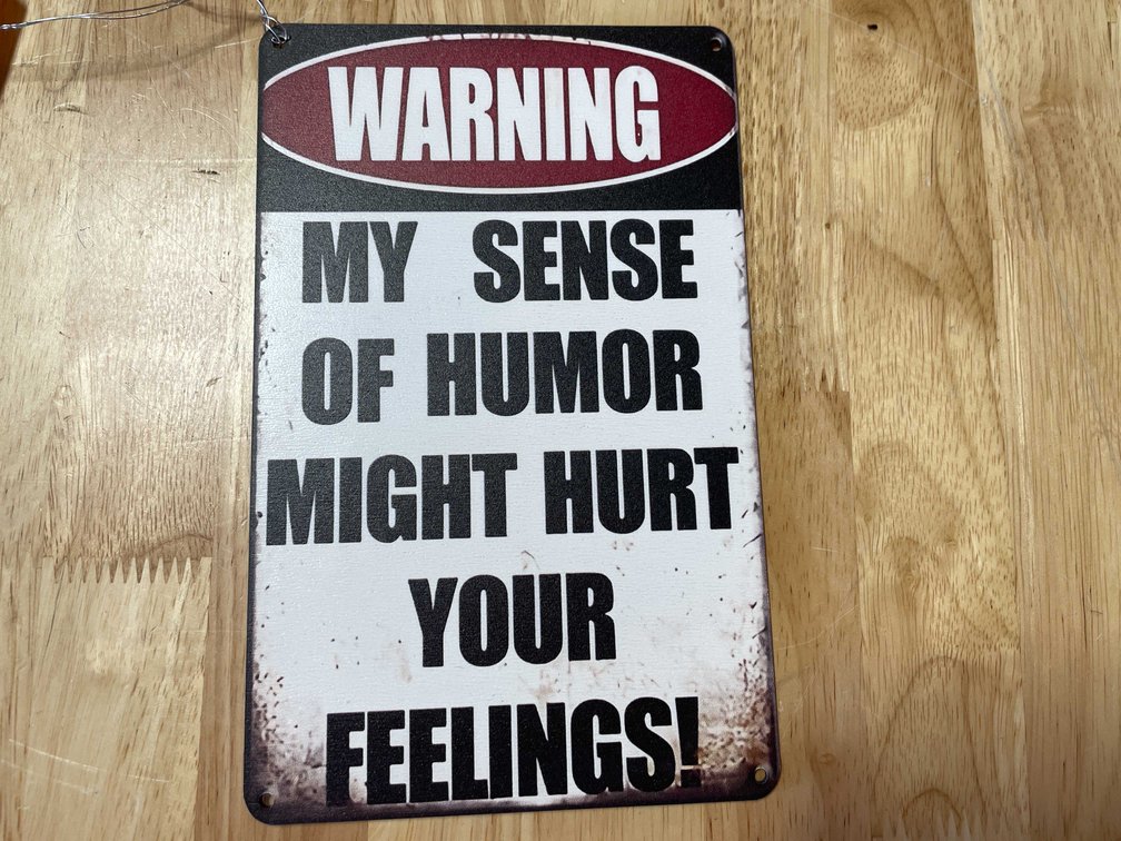 Collectible Novelty Sign (T2)