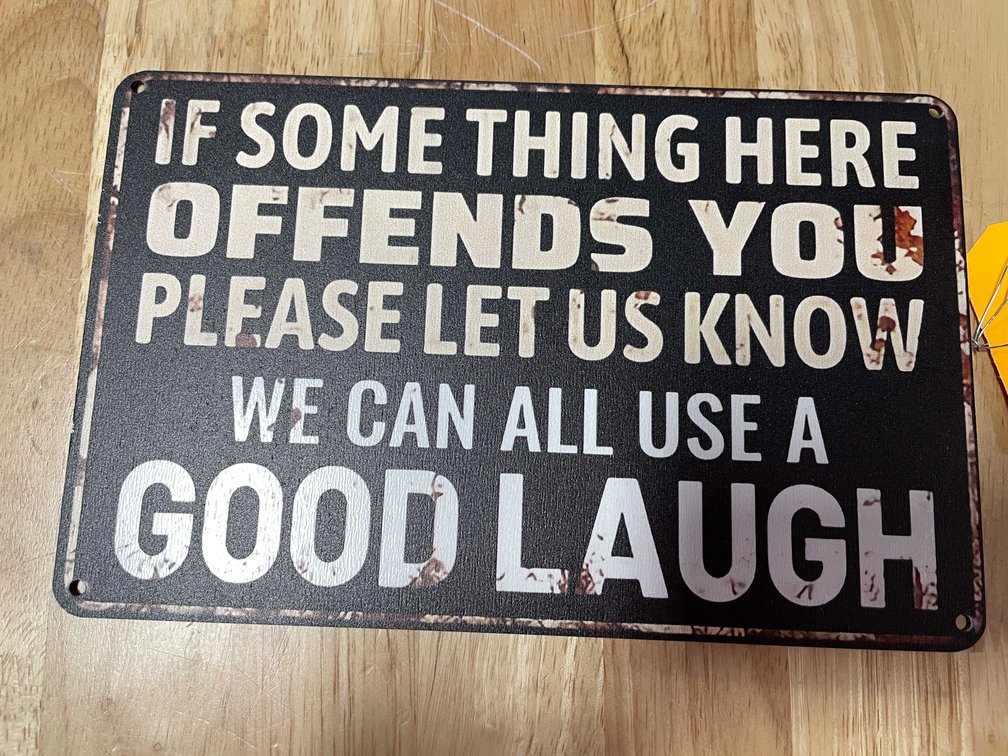 Collectible Novelty Sign (T2)