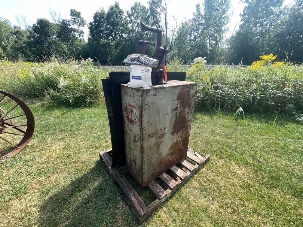 (2) Vintage Gas Tanks