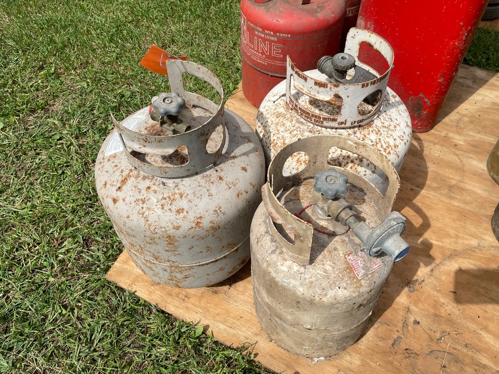 (3) Propane Tanks