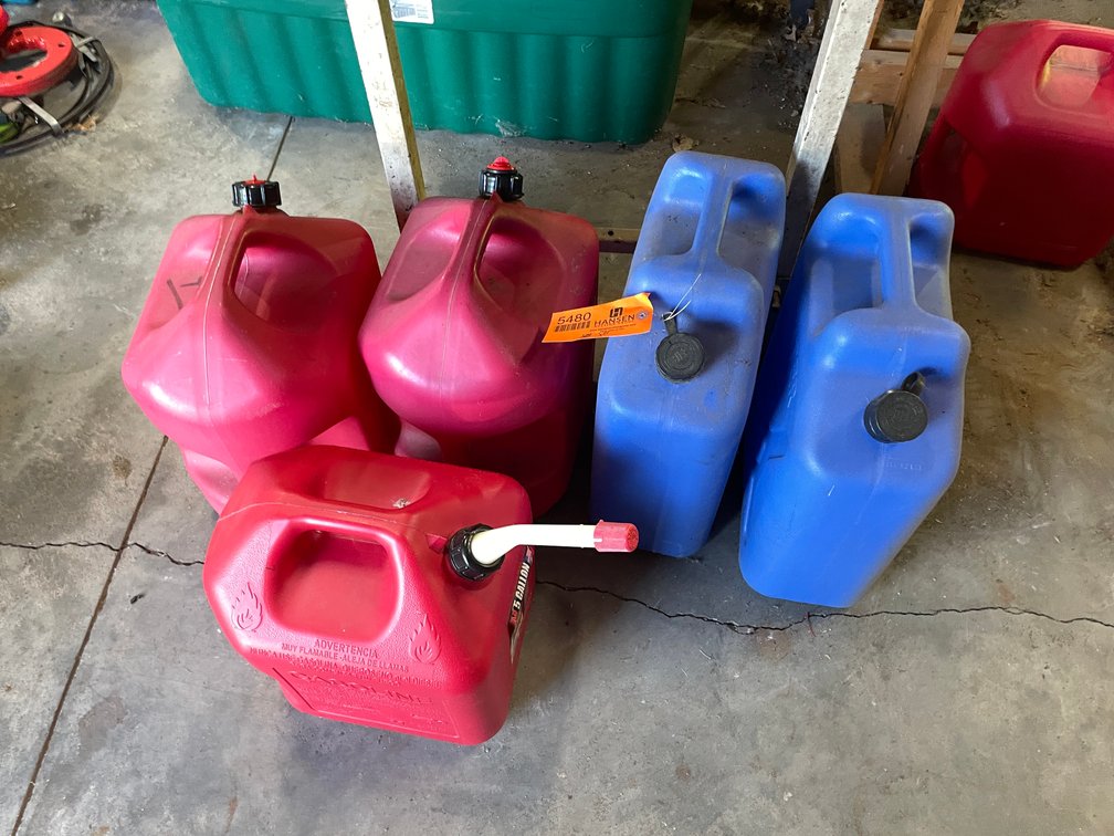 Gas and Water Cans